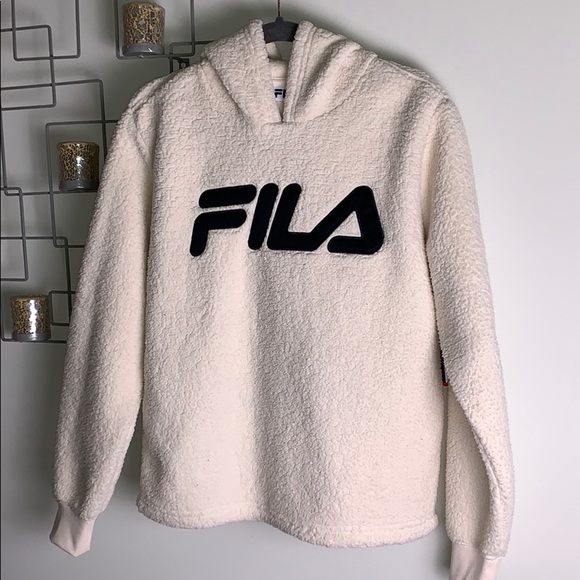 Fila Sherpa Fleece Hoodie - Picture 2 of 7